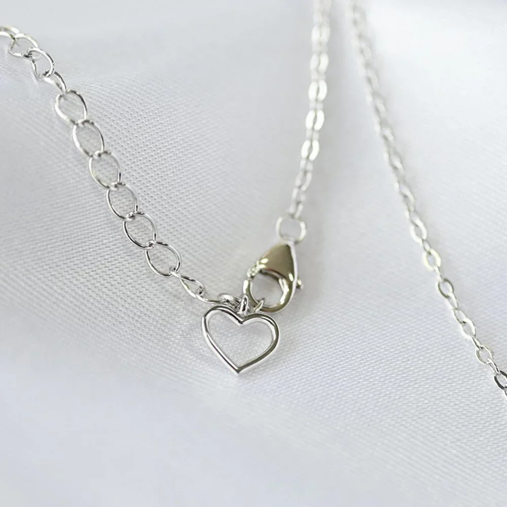 Certified 1ct. t.w. Moissanite Diamond Flower Key Necklace NEW